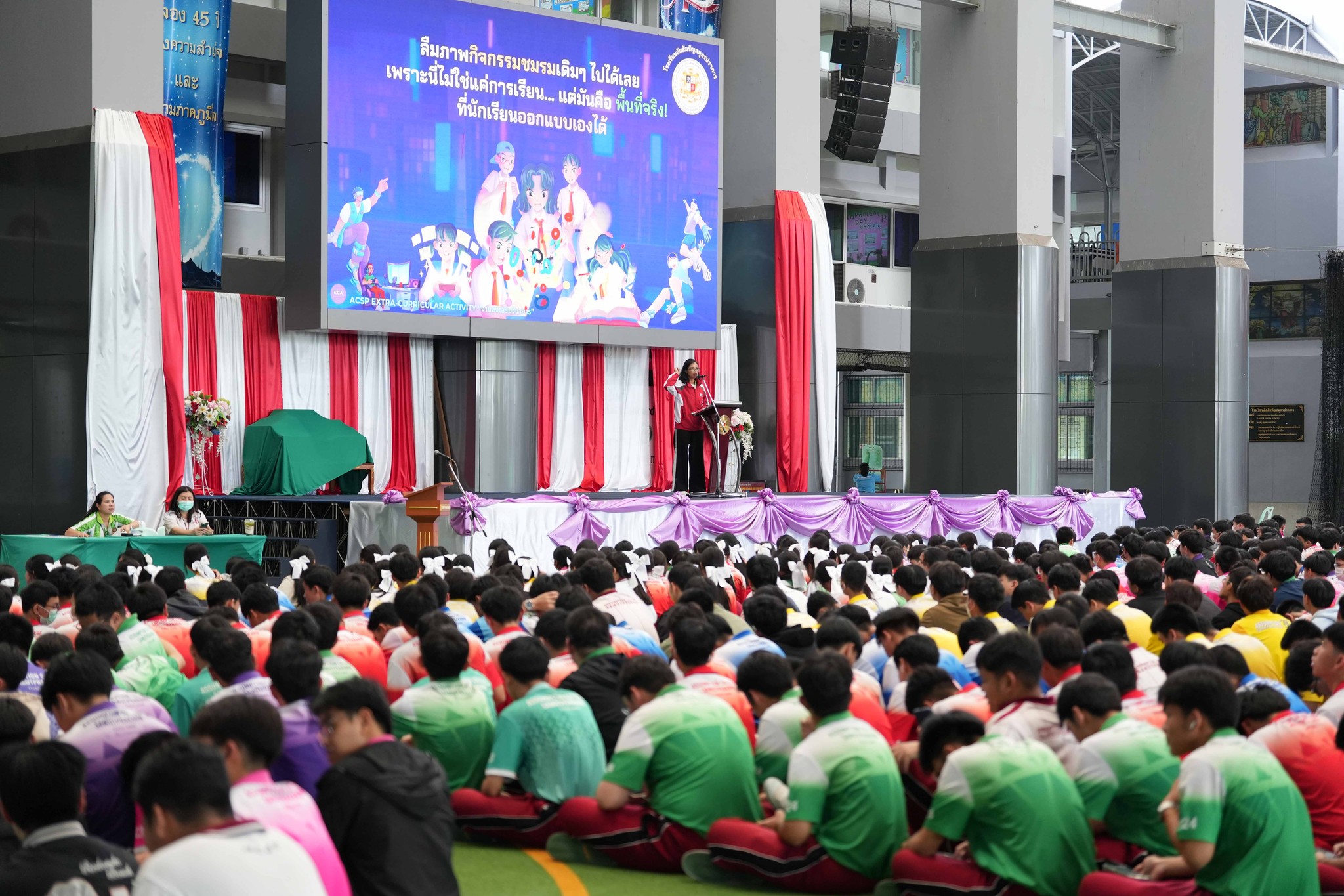 กิจกรรมเปิดเวทีให้เหล่า "ว่าที่ประธานชมรม" สุดยอดนักเรียนผู้เต็มเปี่ยมด้วยพลังได้มาโชว์วิสัยทัศน์และประชาสัมพันธ์ชมรมของตัวเอง