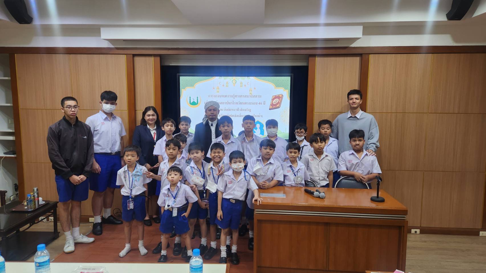 กิจกรรมพิเศษ “การบรรยายเกี่ยวกับศาสนาอิสลาม” โดยฮัจยีฮานาฟี เด็งเจริญ ครูใหญ่โรงเรียนมัสยิดอัลเอี๊ยะซาน (ปากน้ำ) เนื่องในโอกาสวันสถาปนาโรงเรียนอัสสัมชัญสมุทรปราการ