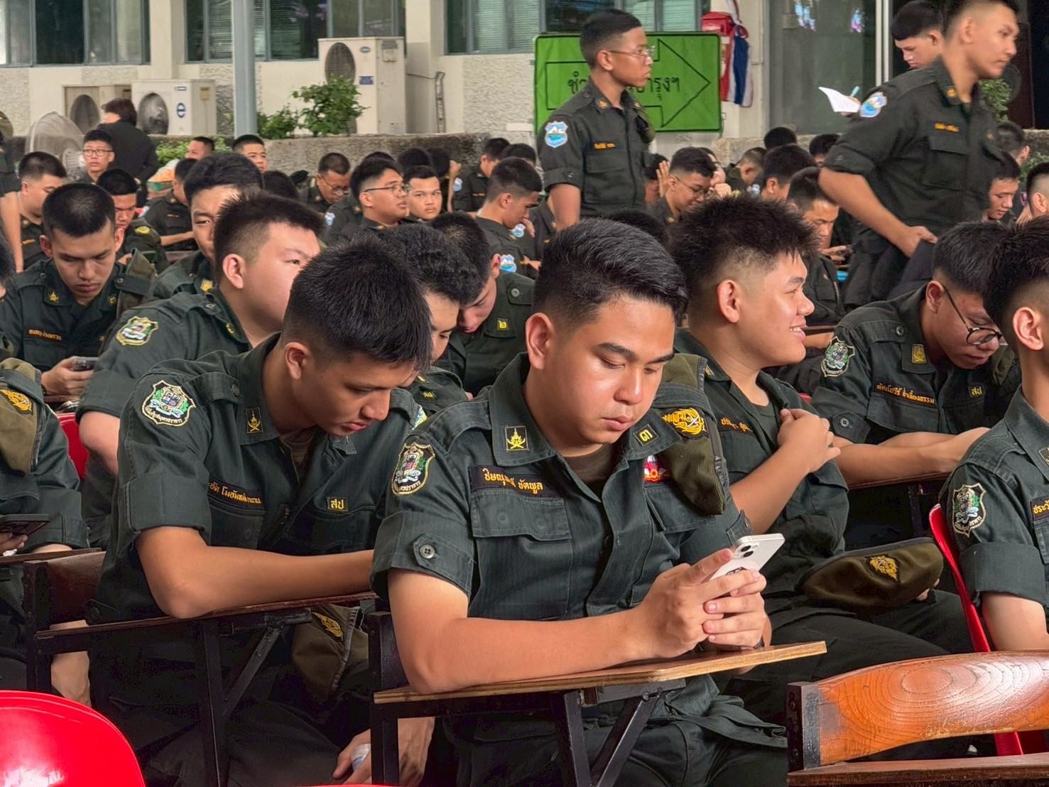งานรักษาดินแดน ฝ่ายกิจกรรม โรงเรียนอัสสัมชัญสมุทรปราการ นำนักเรียนดำเนินการสมัครทดสอบสมรรถภาพร่างกาย และรายงานตัว สำหรับการเข้ารับการฝึกเป็นนักศึกษาวิชาทหาร ประจำปีการศึกษา 2568