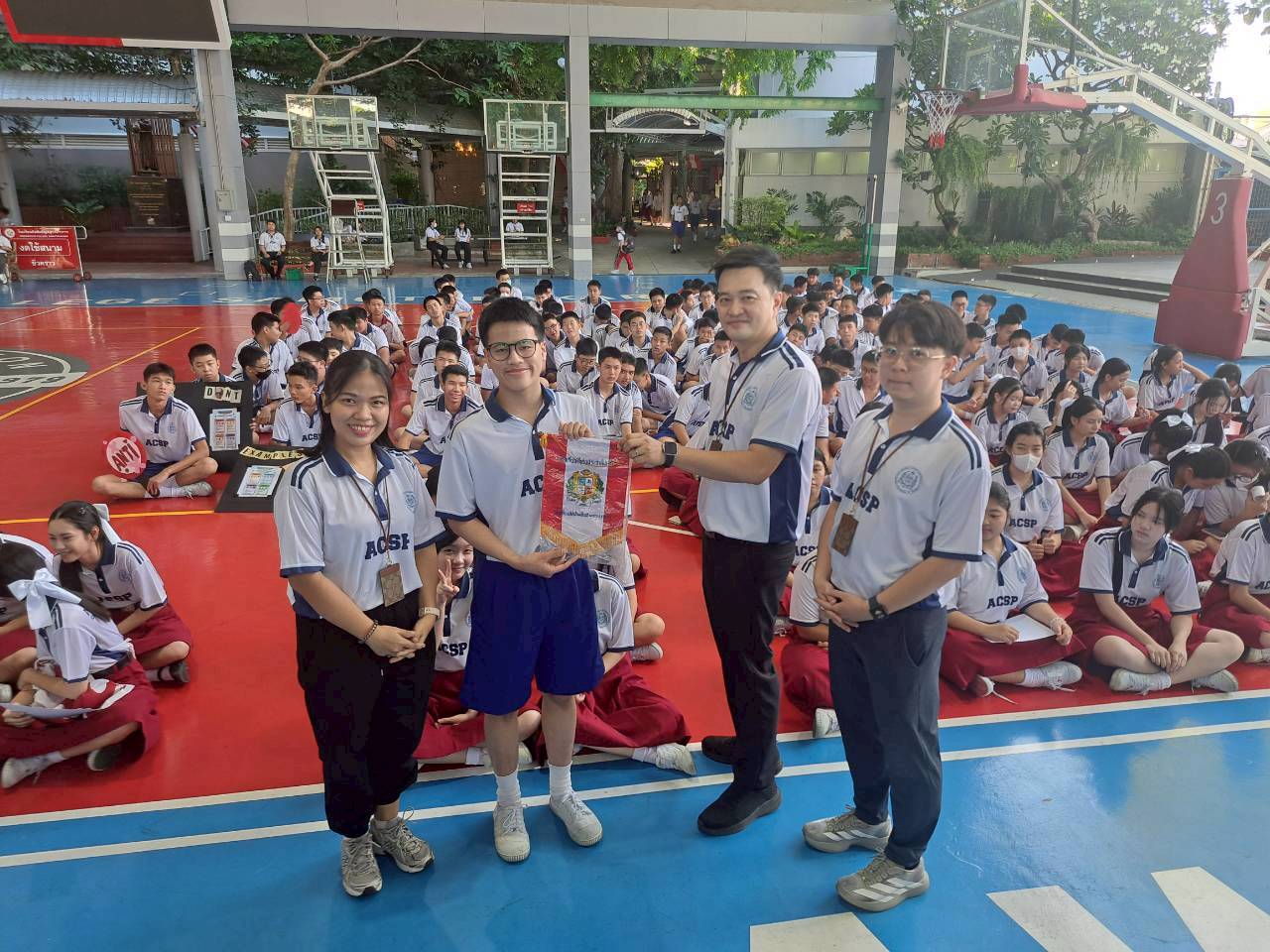 MLP Secondary 4 Students participated in a morning assembly conducted by representatives from Secondary 4/1