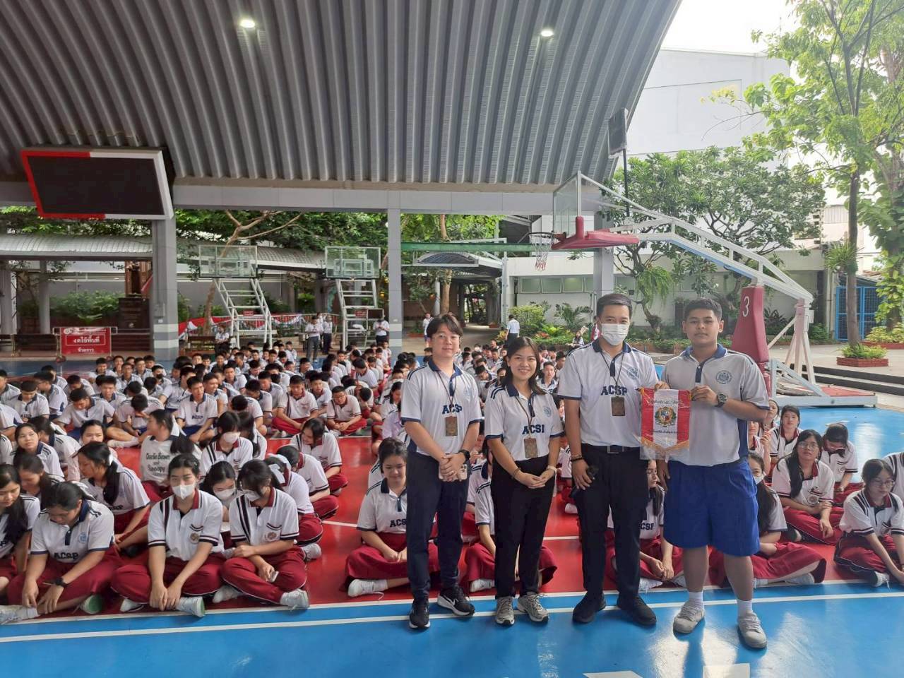 MLP Secondary 4 Students participated in a morning assembly conducted by representatives from Secondary 4/2