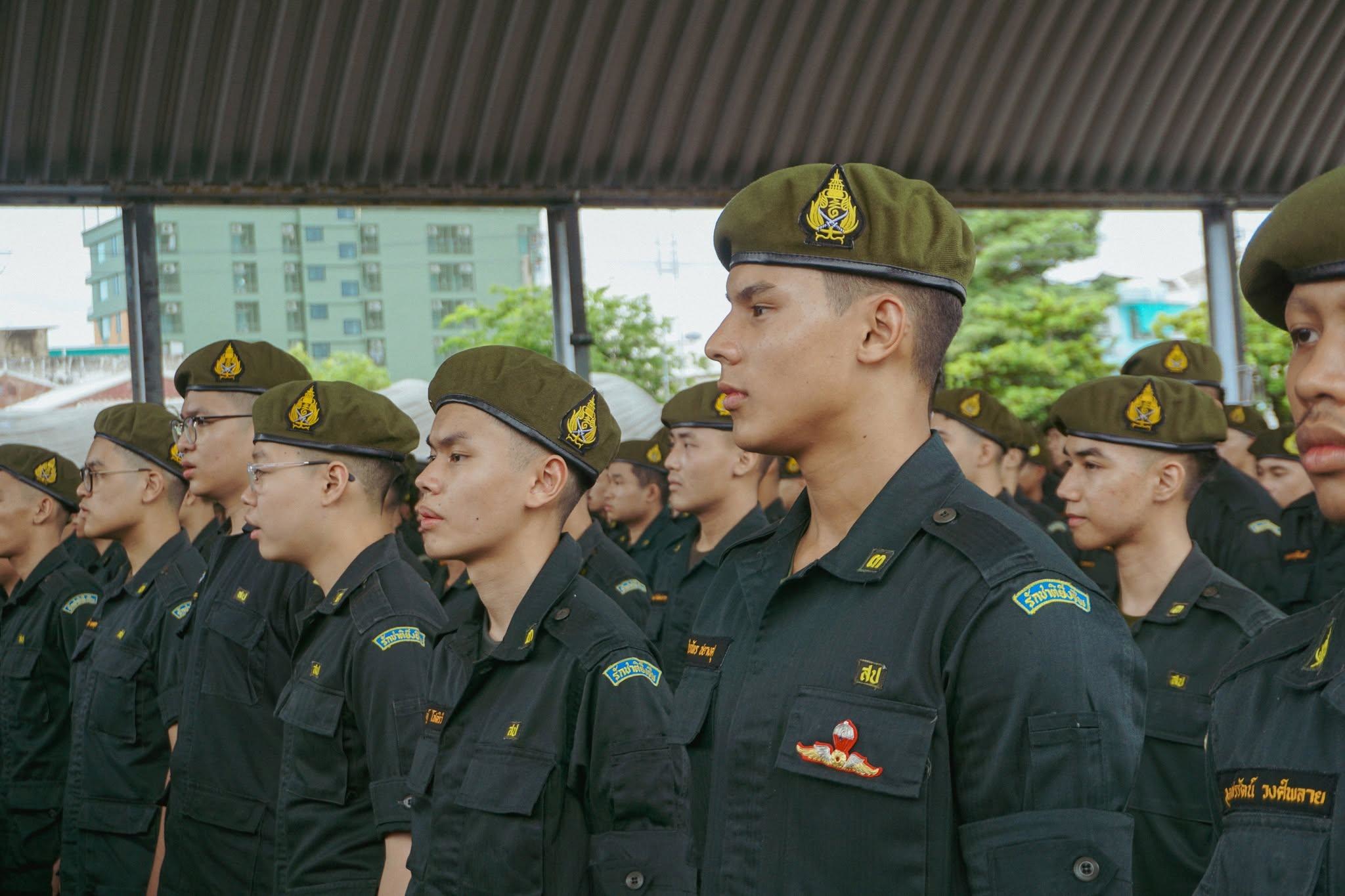 งานรักษาดินแดน ฝ่ายกิจกรรม นำนักศึกษาวิชาทหาร โรงเรียนอัสสัมชัญสมุทรปราการ เข้ารับการปฐมนิเทศ ณ โรงเรียนรักษาดินแดน