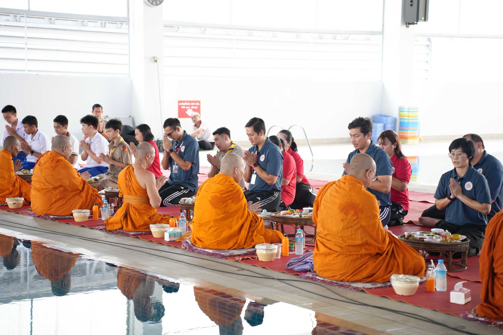 กิจกรรมทำบุญสระว่ายน้ำ ประจำปีการศึกษา 2569